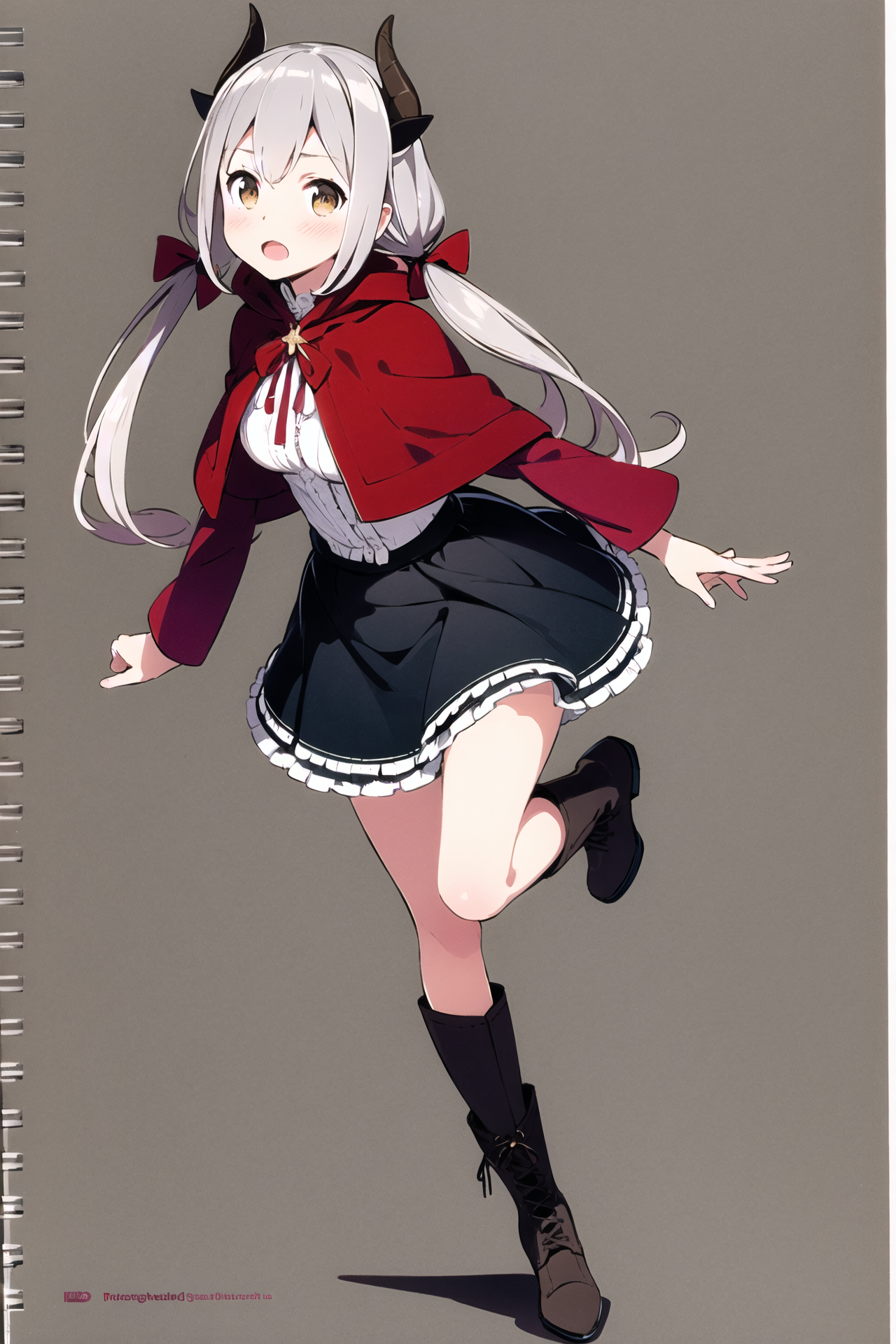 06990-576465280-1girl, horns, solo, draph, open mouth, twintails, looking at viewer, long hair, dress, blush, full body, breasts, boots, brown e.png